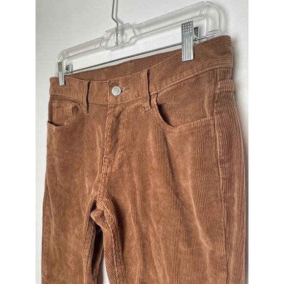 J Galt Y2K Midrise Brown Corduroy Boot Cut Pants Womens Size Small Flare 90s - Picture 5 of 14
